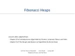 Fibonacci Heaps - slide 1