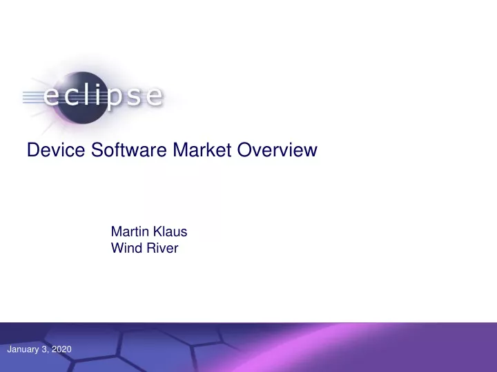 device software market overview