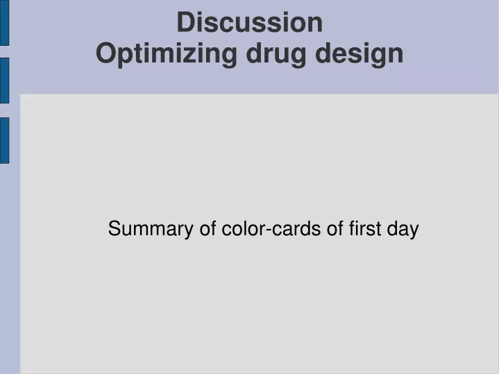 summary of color cards of first day