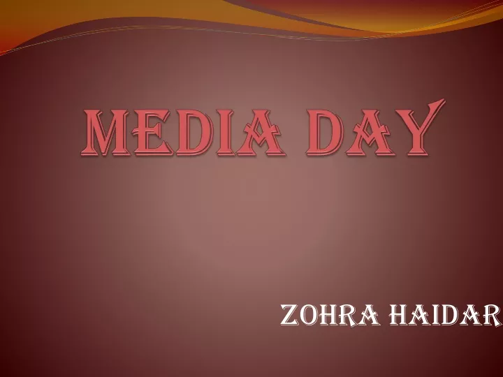 media day
