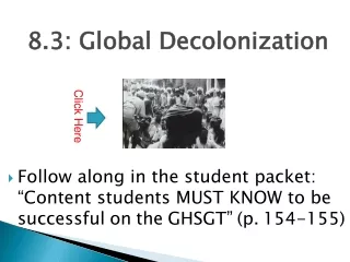 8.3: Global Decolonization