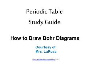 Periodic  Table  Study  Guide