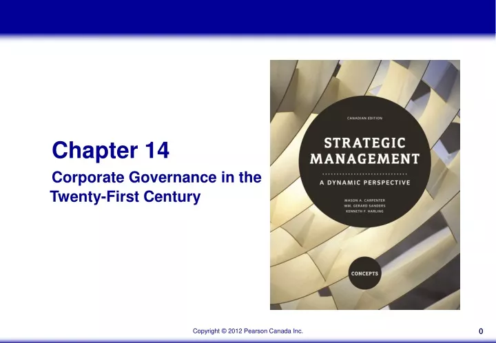 chapter 14 corporate governance in the twenty