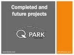 Completed and future projects - slide 1