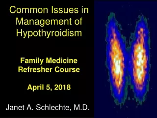 Family Medicine Refresher Course April 5, 2018