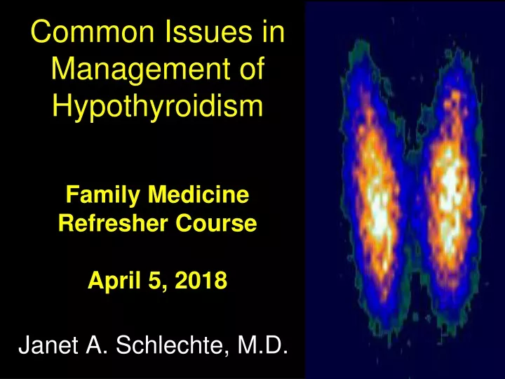 family medicine refresher course april 5 2018