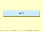 Minimum Spanning Trees: Definition, Algorithms, and Applications - slide 1