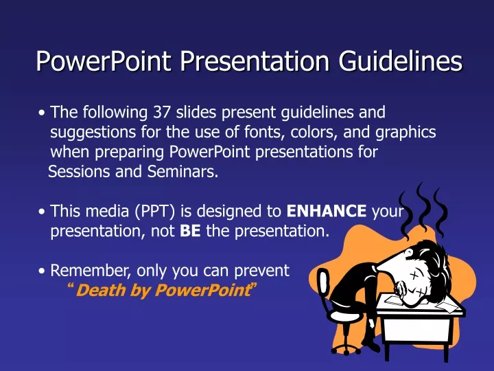 powerpoint presentation guidelines