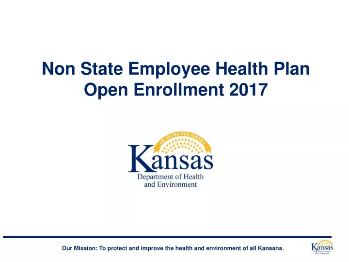non state employee health plan open enrollment 2017