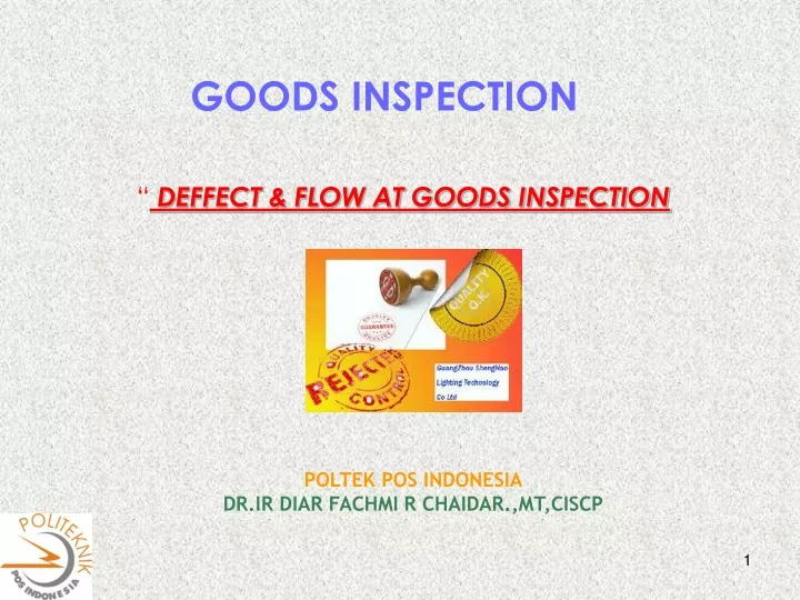 goods inspection