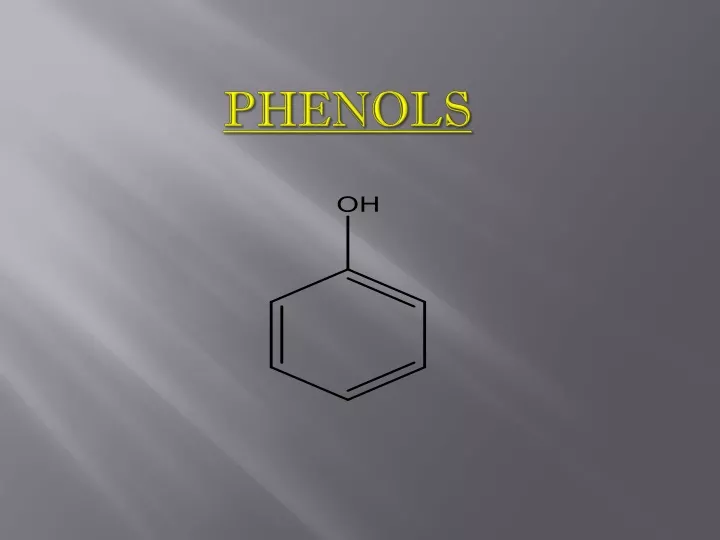 Phenols | Aromatics - Vector stencils library | Chemistry | Chemical  Compounds