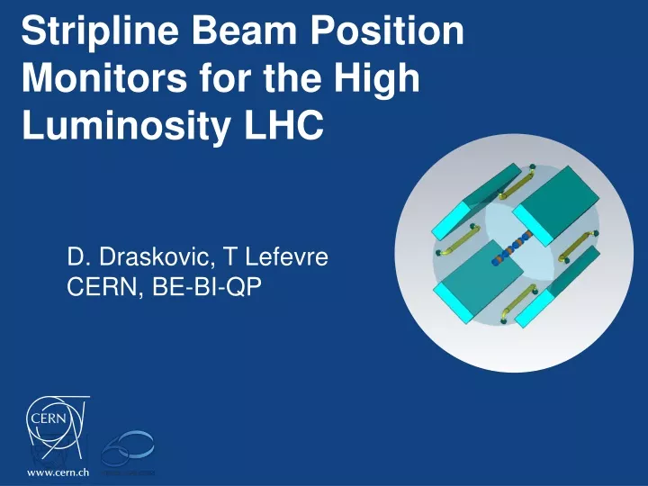 stripline beam position monitors for the high luminosity lhc