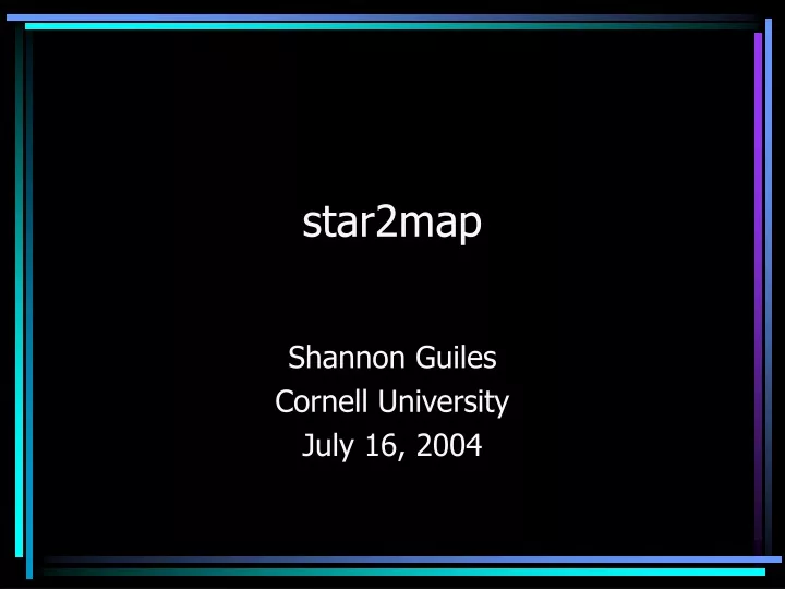 star2map