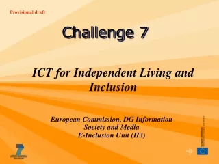 ict for independent living and inclusion