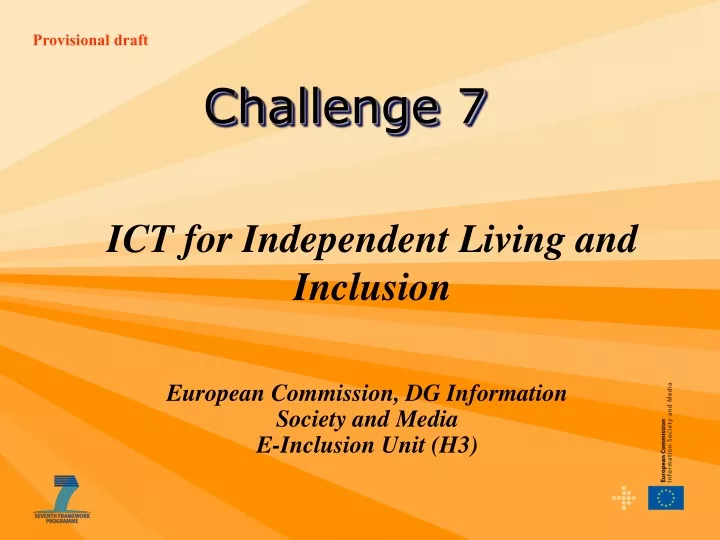 ict for independent living and inclusion