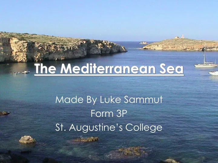 the mediterranean sea