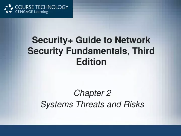 security guide to network security fundamentals third edition