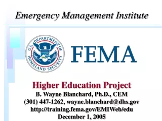 Emergency Management Institute
