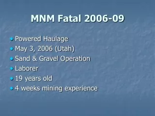 MNM Fatal 2006-09