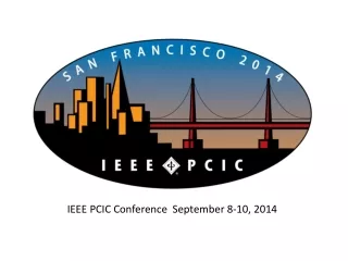 IEEE PCIC Conference  September 8-10, 2014