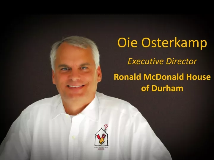 oie osterkamp executive director ronald mcdonald