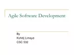 Agile Software Development - slide 1