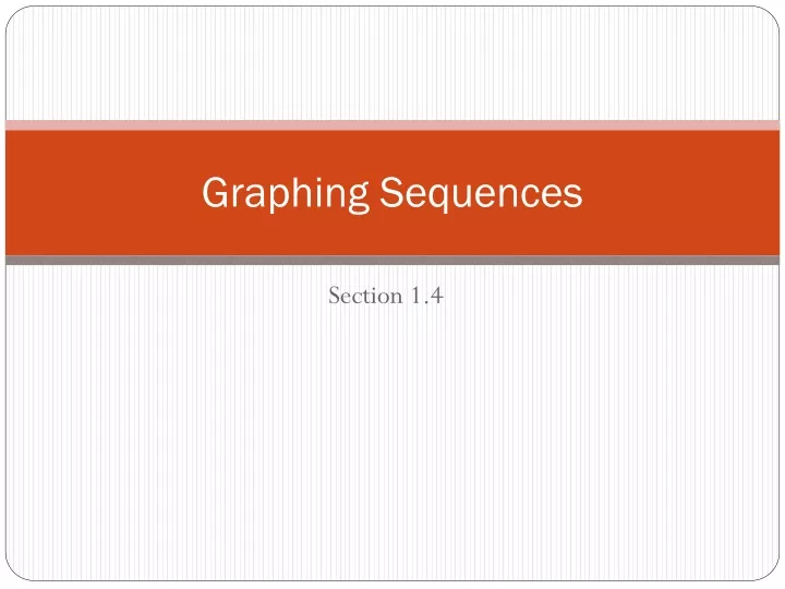 graphing sequences