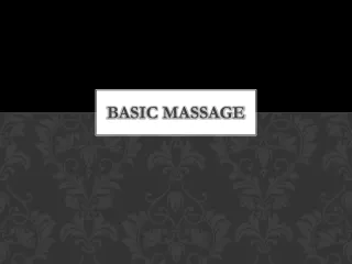 Basic Massage