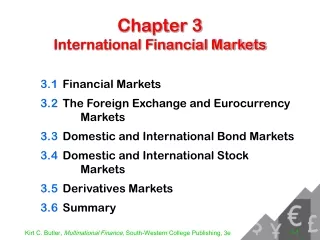 Chapter 3 International Financial Markets
