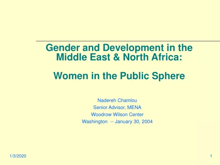 gender and development in the middle east north africa women in the public sphere