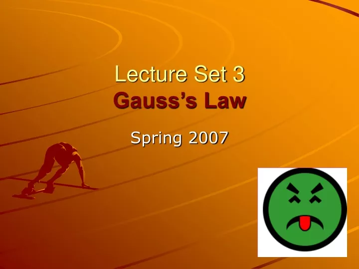 lecture set 3 gauss s law