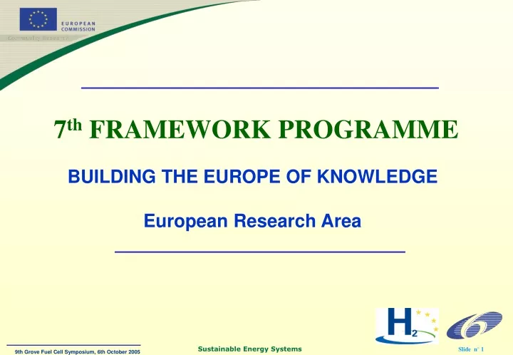 7 th framework programme