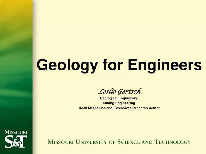 geology for engineers