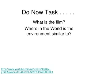 Do Now Task . . . . .