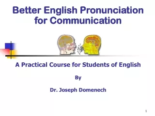 Unit 2 English Consonants: Stops