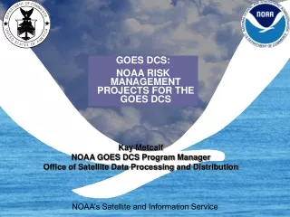 Kay Metcalf NOAA GOES DCS Program Manager Office of Satellite Data Processing and Distribution