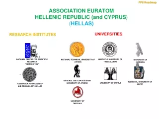 ASSOCIATION EURATOM HELLENIC REPUBLIC (and CYPRUS ) ( HELLAS)