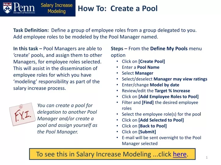 how to create a pool