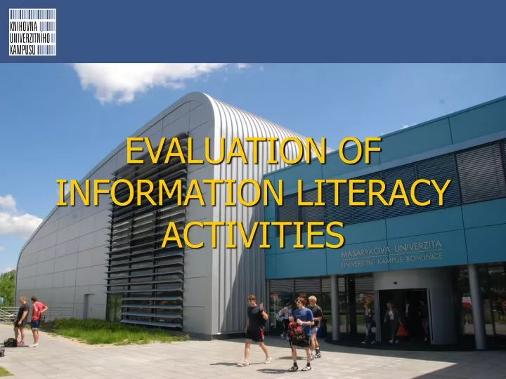 evaluation of information literacy activities