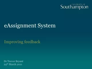 eAssignment System