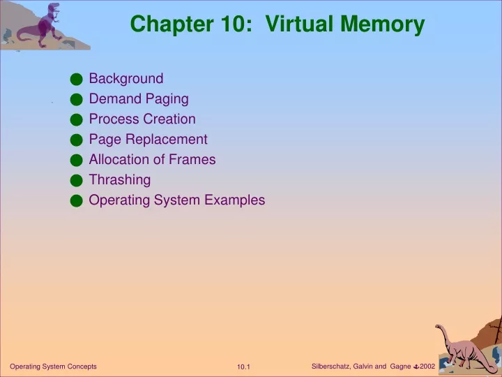 chapter 10 virtual memory