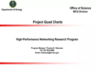 Office of Science MICS Division