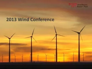 2013 Wind Conference