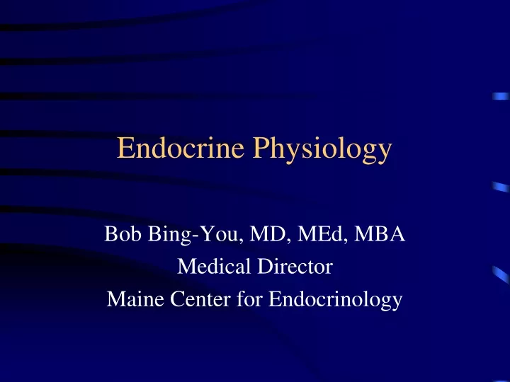 endocrine physiology