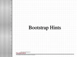 Bootstrap Hints