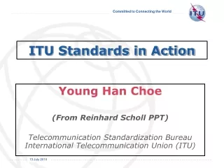 ITU Standards in Action
