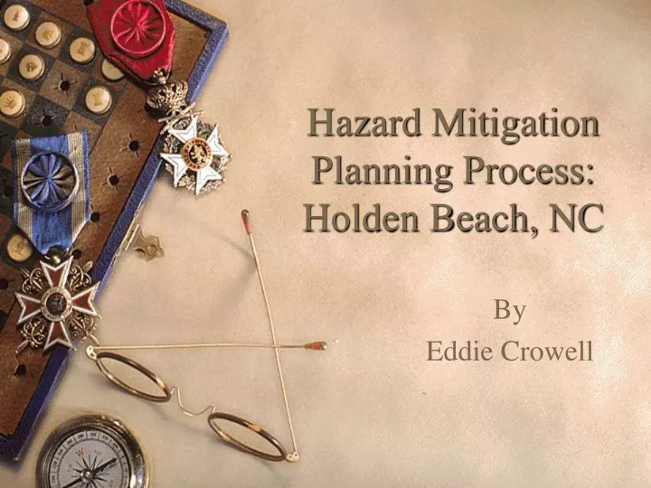 hazard mitigation planning process holden beach nc