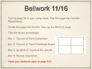 Bellwork 11/16