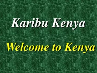Karibu Kenya