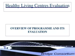 Healthy Living Centres Evaluation